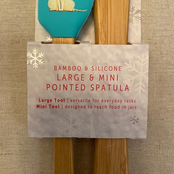 Christmas Dogs On Skis & Snowboards Cutting Board & Christmas Dog Spatula Set - Picture 11 of 14